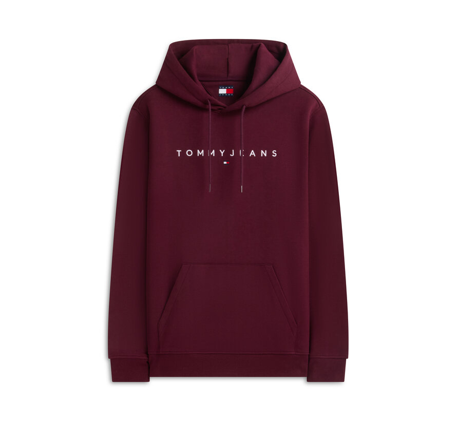 Tommy Hilfiger Jeans Hooded Sweater Reg Linear Logo Calypso Berry (DM0DM20746 - V11)