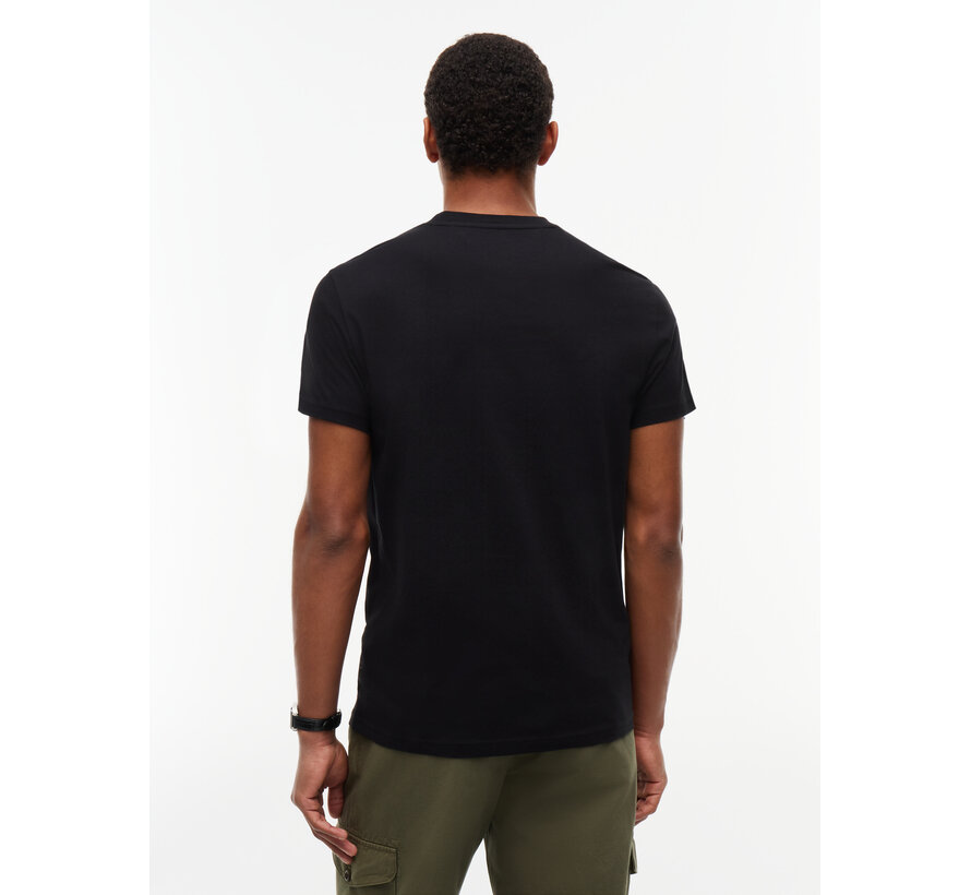 Tommy Hilfiger Jeans T-Shirt Slim Signature Chest Black (DM0DM23550 - BDS)