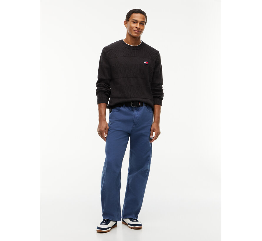 Tommy Hilfiger Jeans Trui Reg Textured Black (DM0DM23571 - H08)