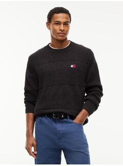 Tommy Hilfiger Tommy Hilfiger Jeans Trui Reg Textured Black (DM0DM23571 - H08)