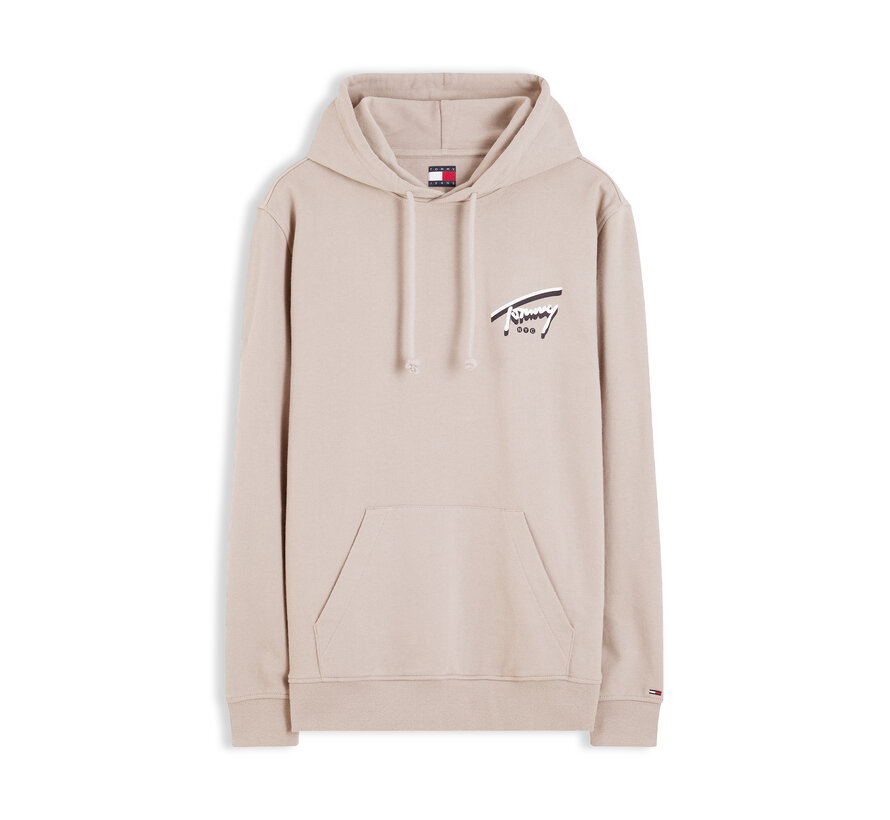 Tommy Hilfiger Jeans Hooded Sweater Reg NYC Signature Limestone Dust (DM0DM23583 - PKE)