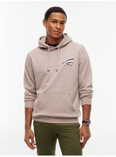 Tommy Hilfiger Tommy Hilfiger Jeans Hooded Sweater Reg NYC Signature Limestone Dust (DM0DM23583 - PKE)