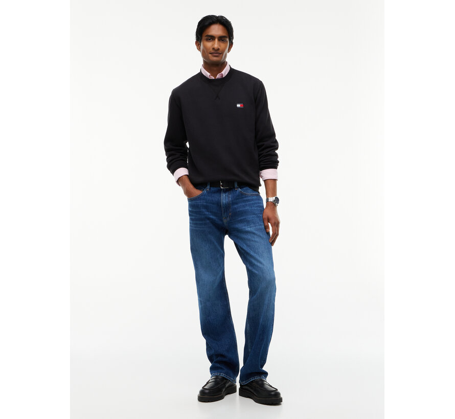 Tommy Hilfiger Jeans Sweater Reg Badge Crew Black (DM0DM23607 - BDS)