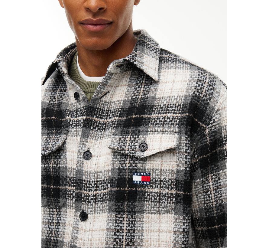 Tommy Hilfiger Jeans Overshirt Check Black (DM0DM23616 - 0ME)