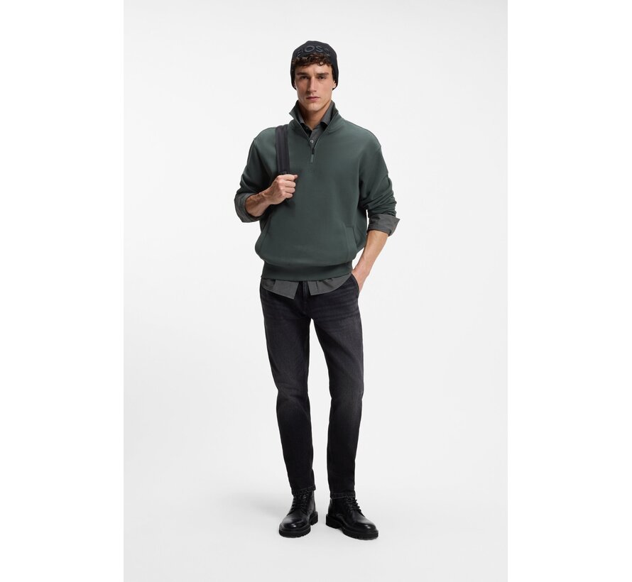 Hugo Boss Orange Sweater Half Zip Ze_Smallzip Open Green (50569548 - 377)