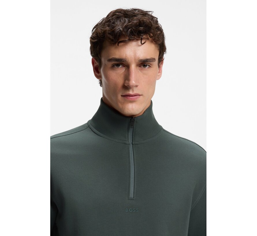 Hugo Boss Orange Sweater Half Zip Ze_Smallzip Open Green (50569548 - 377)