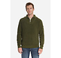 Trui Half Zip High Neck Light Weight Chenille Moss (33210967SN - 152)