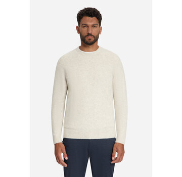 No Excess Pullover Crew Neck Melange Light Weight With Wool Stone (33210942 - 014)