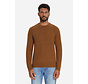 Pullover Crew Neck Melange Light Weight With Wool Caramel (33210942 - 048)
