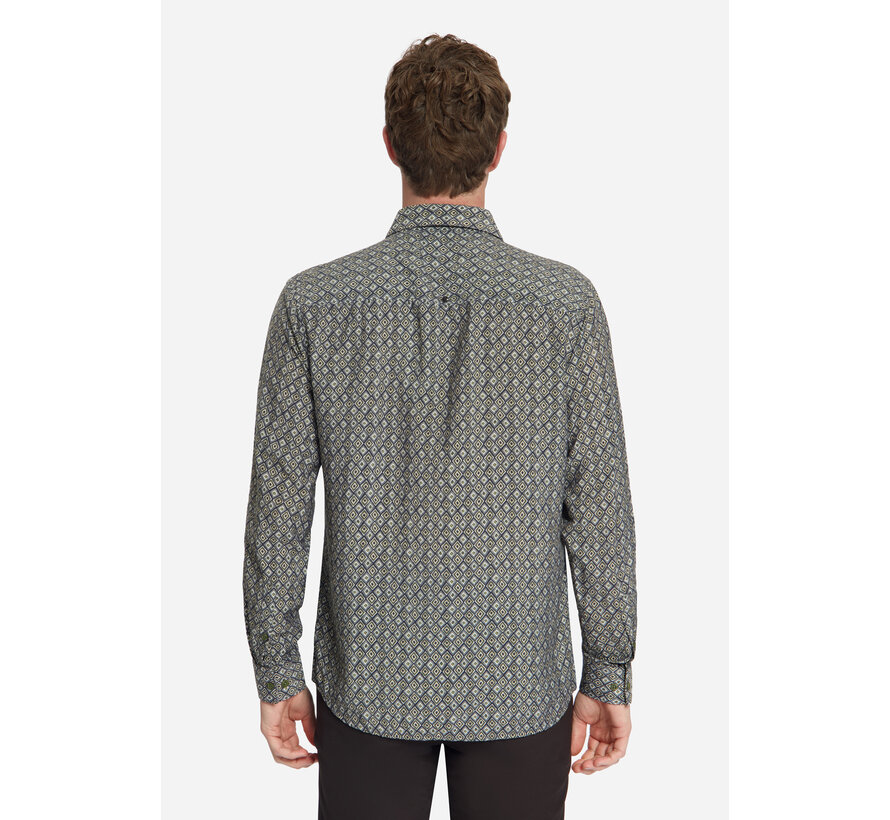 Overhemd Allover Printed Moss (33450951 - 152)