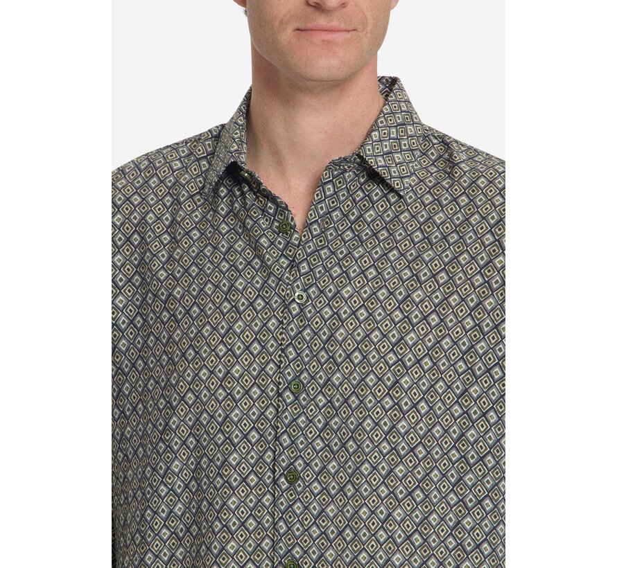 Overhemd Allover Printed Moss (33450951 - 152)