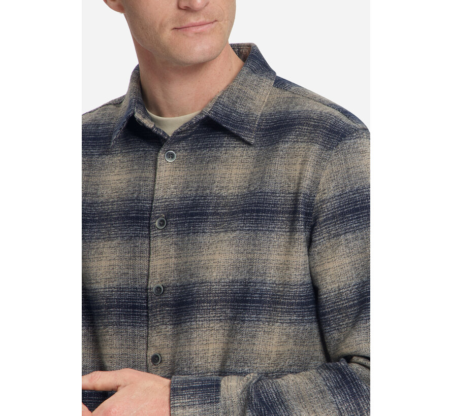 Overhemd Yarn Dyed Flannel Check Dark Night (33430904 - 178)