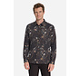 Overhemd Allover Printed Satin Weave Multicolor (33430947 - 020)