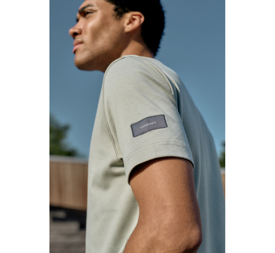 Gabbiano T-shirt interlock heavy BLAZE Sage Green (1567127 - 00672)