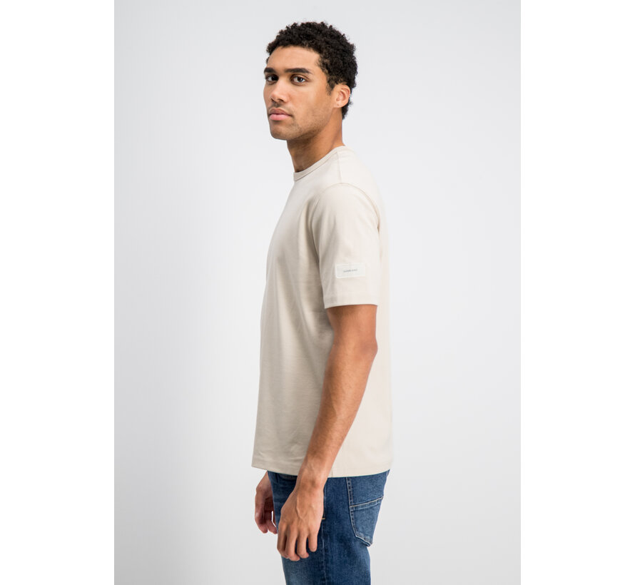 Gabbiano T-shirt interlock heavy BLAZE Coastal Sand (1567127 - 00673)