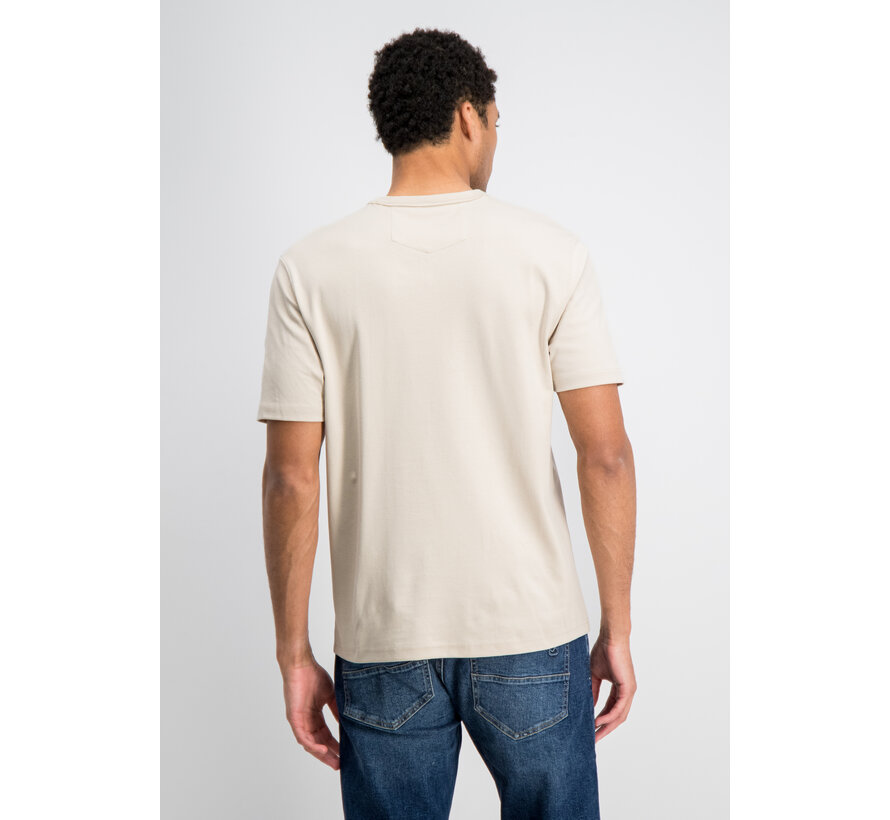 Gabbiano T-shirt interlock heavy BLAZE Coastal Sand (1567127 - 00673)