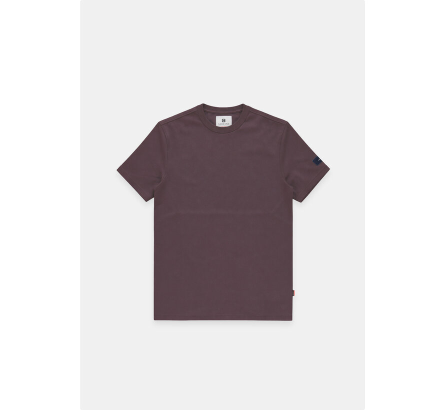 Gabbiano T-shirt interlock heavy BLAZE Burnt Bordeaux (1567127 - 00674)