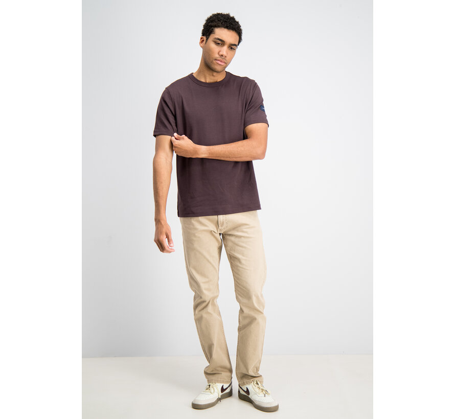 Gabbiano T-shirt interlock heavy BLAZE Burnt Bordeaux (1567127 - 00674)