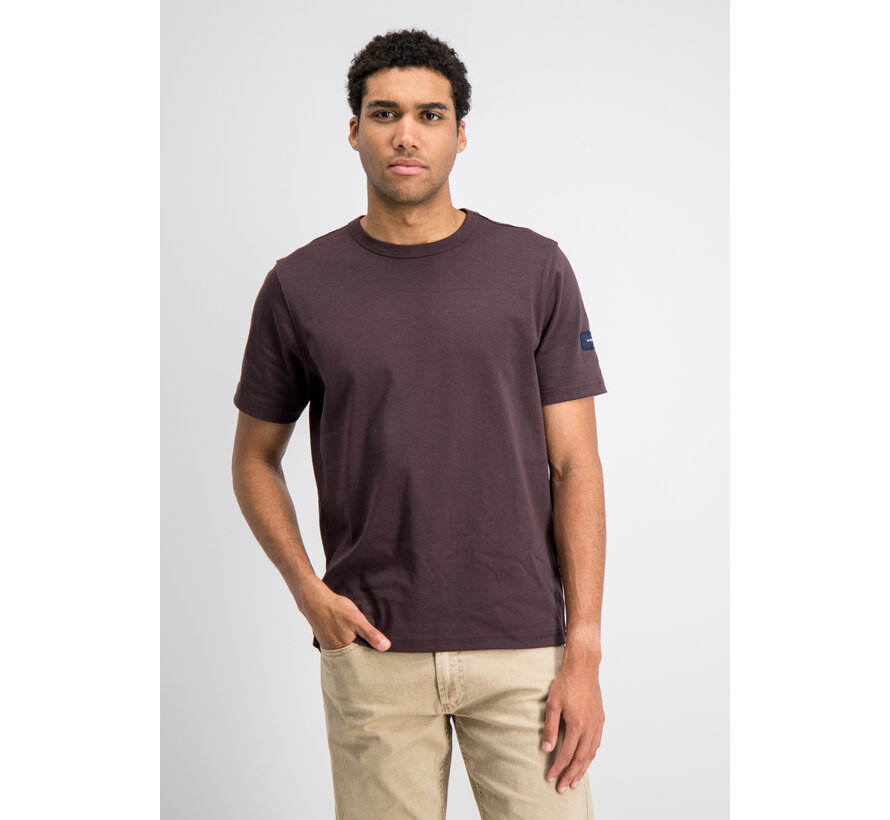 Gabbiano T-shirt interlock heavy BLAZE Burnt Bordeaux (1567127 - 00674)