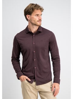 Gabbiano Gabbiano Jersey Overhemd LS TONE-S Burnt Bordeaux (3367340 - 00674)
