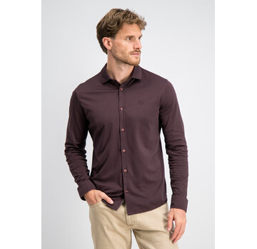 Gabbiano Gabbiano Jersey Overhemd LS TONE-S Burnt Bordeaux (3367340 - 00674)