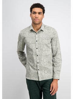 Gabbiano Gabbiano Overhemd Stone Wash Poplin Shirt LS STAN Sage Green (3367351 - 00672)
