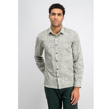 Gabbiano Gabbiano Overhemd Stone Wash Poplin Shirt LS STAN Sage Green (3367351 - 00672)