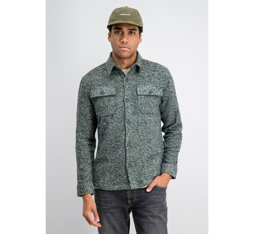 Gabbiano Tweed Flanel Overshirt LORN Highland Green (3367338 - 00675)