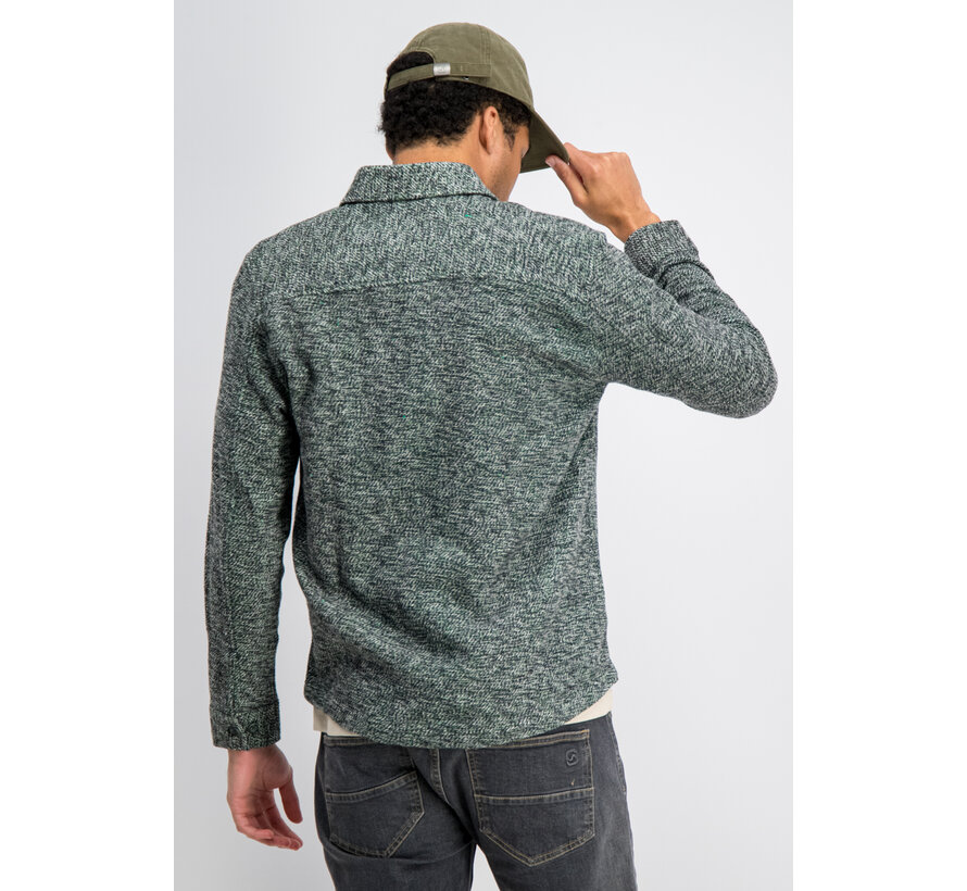 Gabbiano Tweed Flanel Overshirt LORN Highland Green (3367338 - 00675)