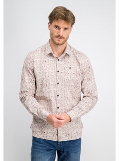 Gabbiano Gabbiano Overhemd Stone Wash Poplin Shirt LS STAN Coastal Sand (3367351 - 00673)