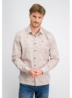 Gabbiano Overhemd Stone Wash Poplin Shirt LS STAN Coastal Sand (3367351 - 00673)
