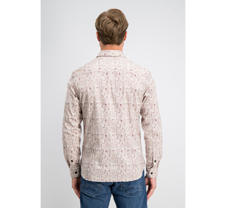 Gabbiano Overhemd Stone Wash Poplin Shirt LS STAN Coastal Sand (3367351 - 00673)