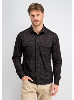 Gabbiano Overhemd Jersey Print Shirt HAWK Burnt Bordeaux (3367431 - 00674)