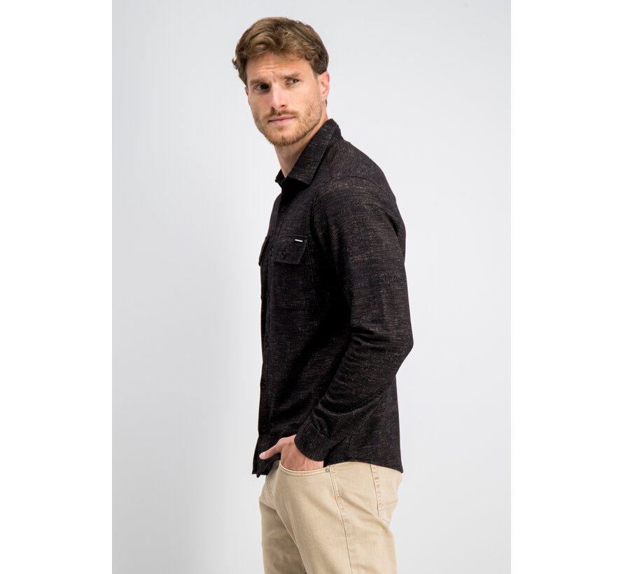 Gabbiano Overhemd Jersey Print Shirt HAWK Burnt Bordeaux (3367431 - 00674)
