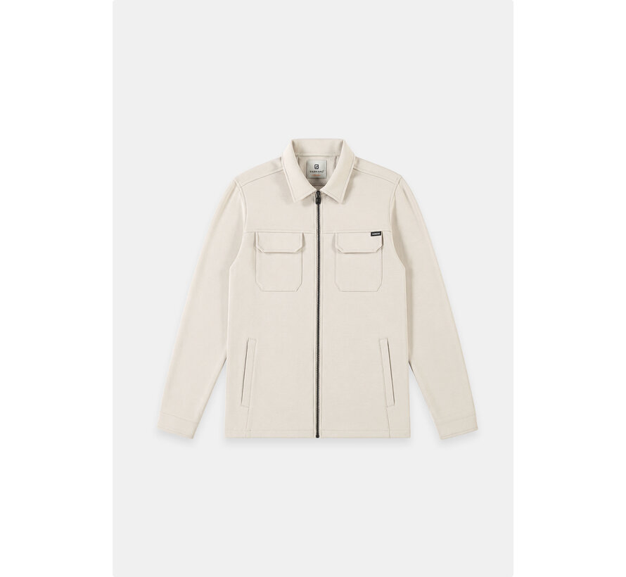 Gabbiano Sweat Zip Overshirt EASON Coastal Sand (4267422 - 00673)