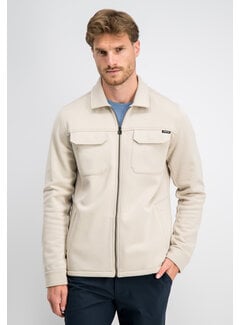 Gabbiano Gabbiano Sweat Zip Overshirt EASON Coastal Sand (4267422 - 00673)