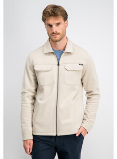 Gabbiano Sweat Zip Overshirt EASON Coastal Sand (4267422 - 00673)