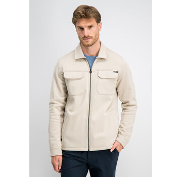 Gabbiano Gabbiano Sweat Zip Overshirt EASON Coastal Sand (4267422 - 00673)
