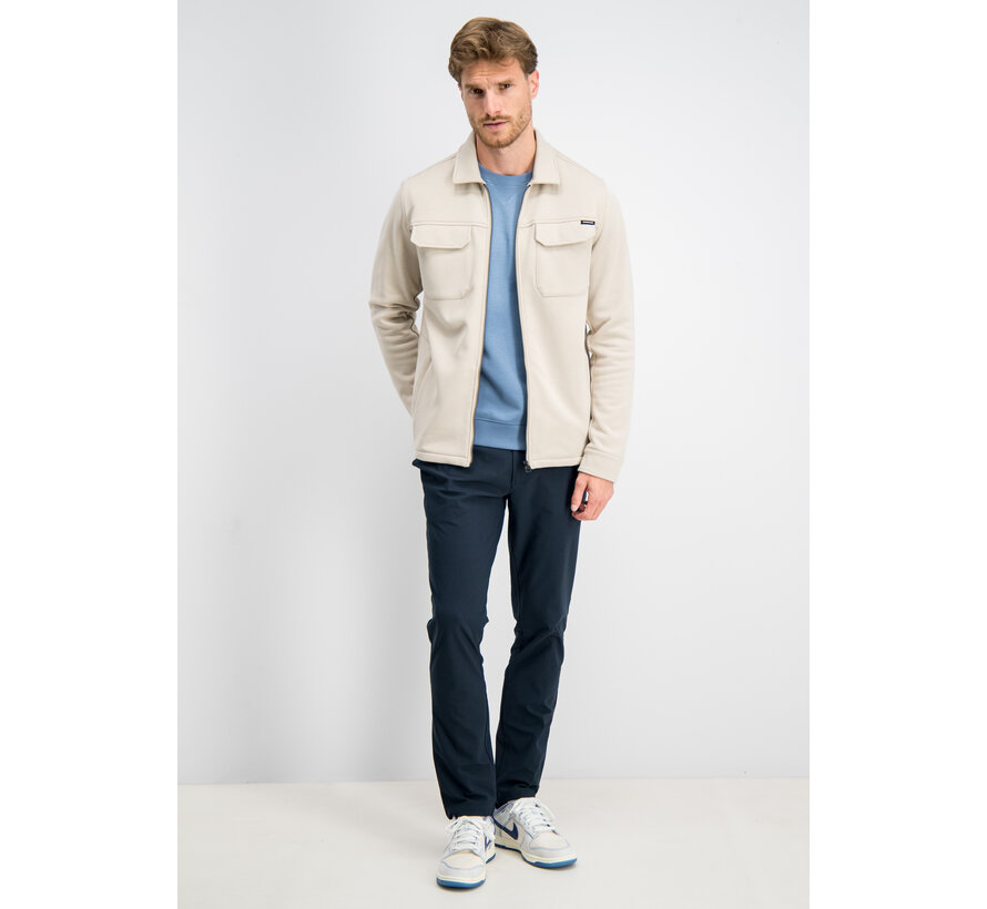 Gabbiano Sweat Zip Overshirt EASON Coastal Sand (4267422 - 00673)