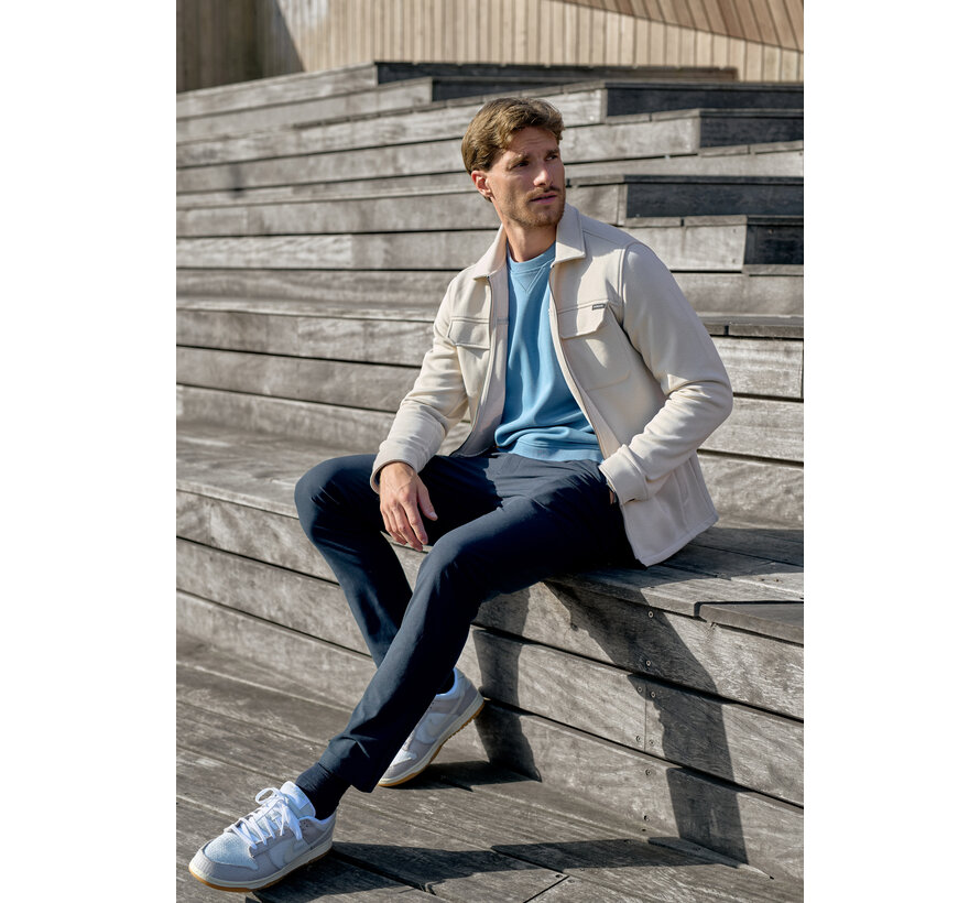 Gabbiano Sweat Zip Overshirt EASON Coastal Sand (4267422 - 00673)