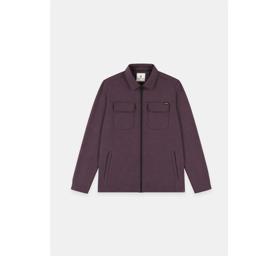 Gabbiano Sweat Zip Overshirt EASON Burnt Bordeaux (4267422 - 00674)