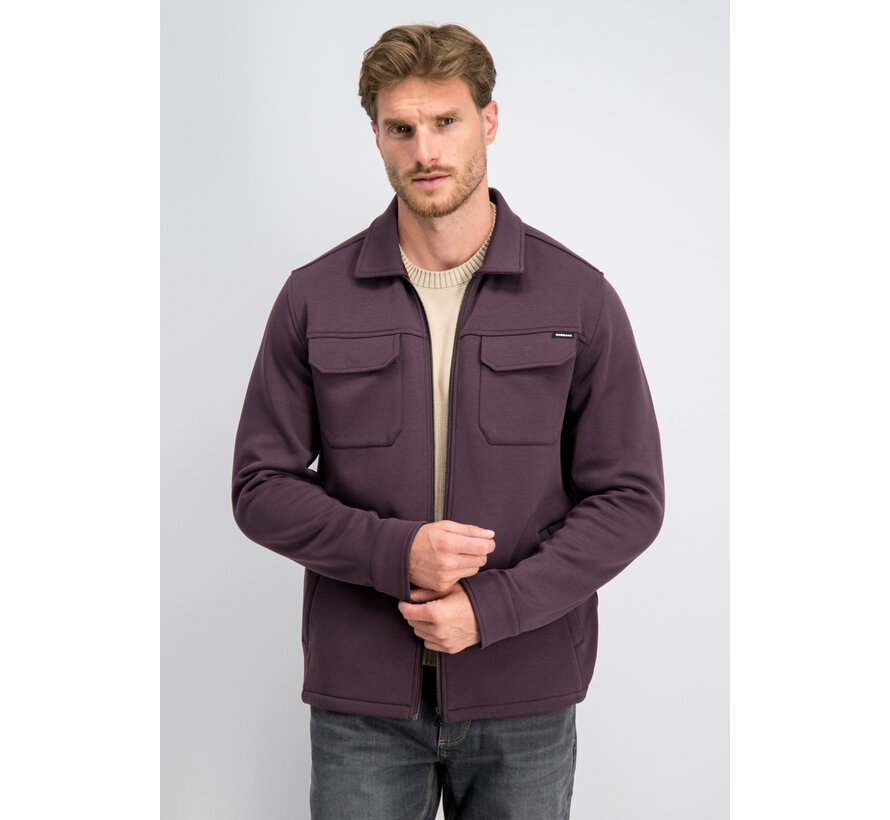 Gabbiano Sweat Zip Overshirt EASON Burnt Bordeaux (4267422 - 00674)