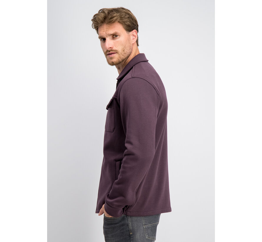 Gabbiano Sweat Zip Overshirt EASON Burnt Bordeaux (4267422 - 00674)