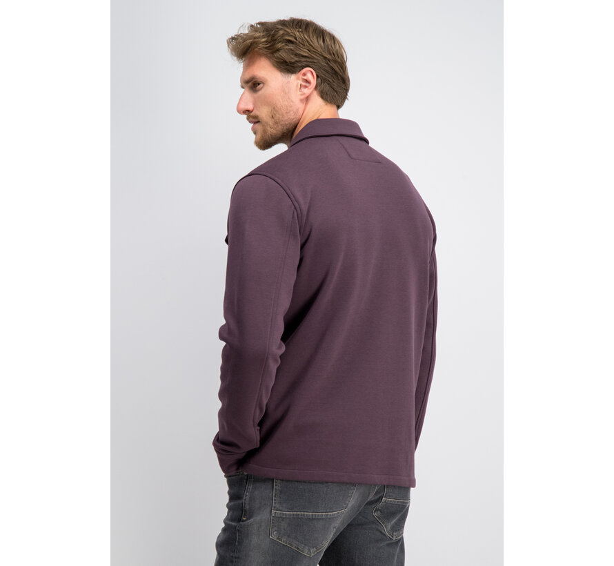 Gabbiano Sweat Zip Overshirt EASON Burnt Bordeaux (4267422 - 00674)