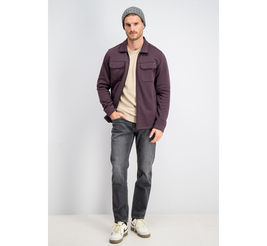 Gabbiano Sweat Zip Overshirt EASON Burnt Bordeaux (4267422 - 00674)