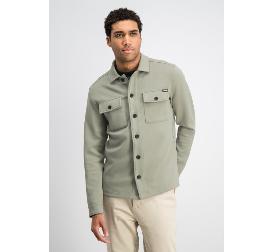 Gabbiano Pique Interlock Overshirt BRODY Sage Green (4267427 - 00672)