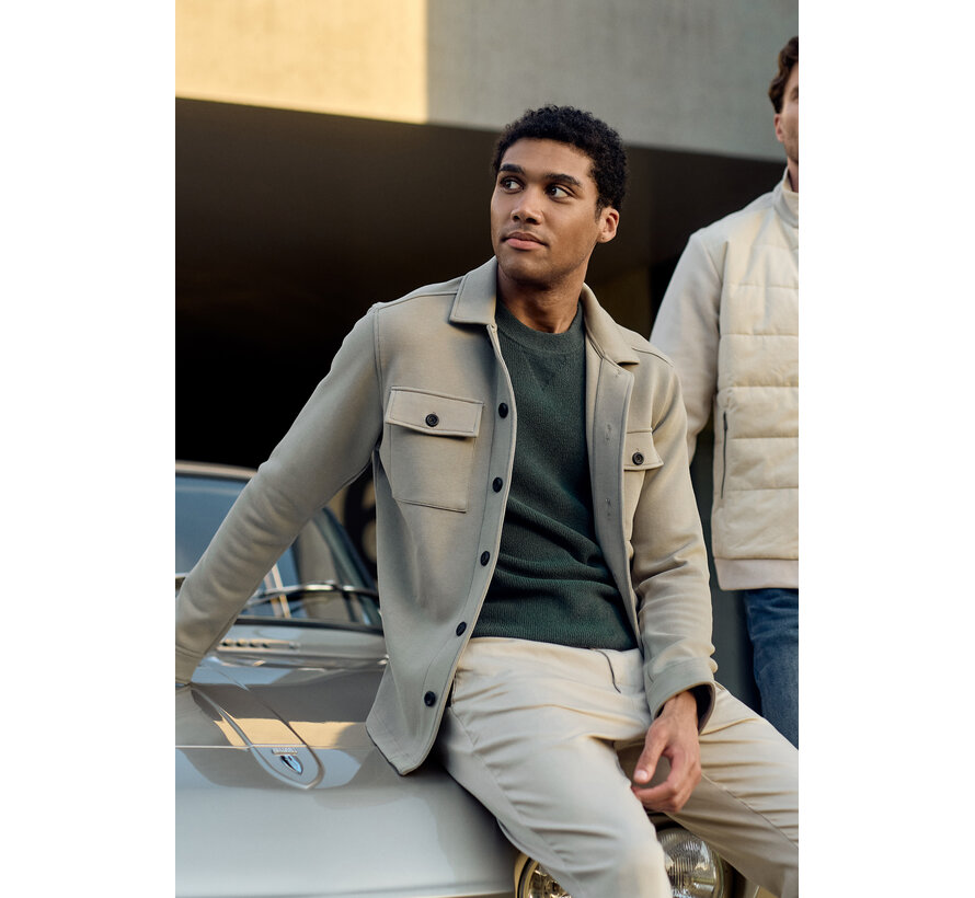 Gabbiano Pique Interlock Overshirt BRODY Sage Green (4267427 - 00672)