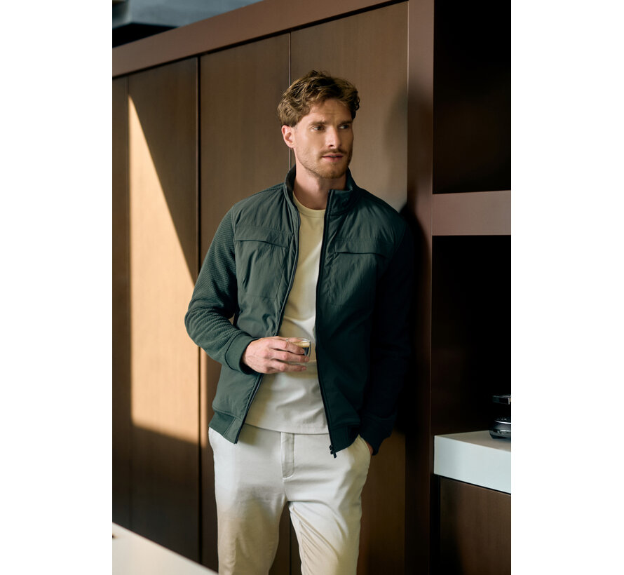 Gabbiano Sweat Vest Mix Cardigan INVER Highland Green (4267430 - 00675)