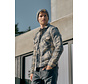 Gabbiano Quilted Check Flanel Cardigan FLINT Coastal Sand (4267435 - 00673)