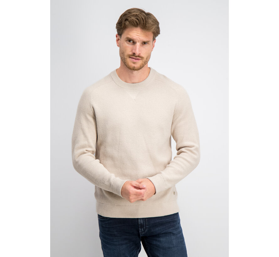 Gabbiano Chenille Knit Crewneck JOCK Coastal Sand (6167272 - 00673)